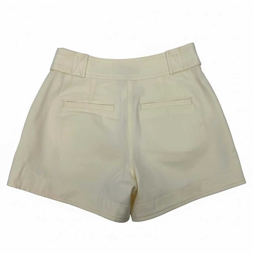 Derek Lam 10 Crosby Cream High Waisted Button Accent Shorts | Size Regular 2 - Picture 2 of 6